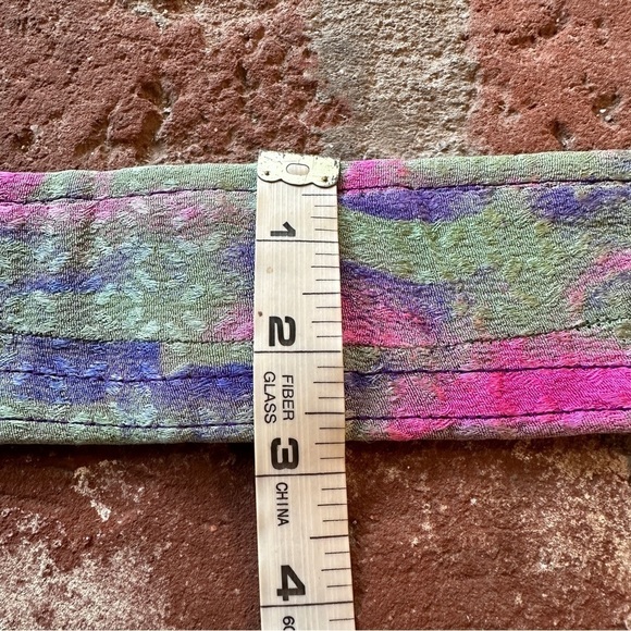 Vintage hot pink, purple, orange and army green belt - Picture 14 of 15